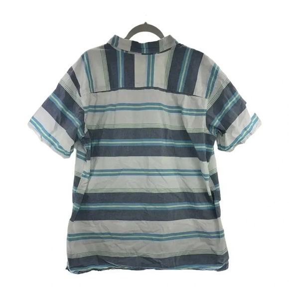 Columbia Men's Button Down Stripped Short Sleeve- XL - Picture 6 of 6